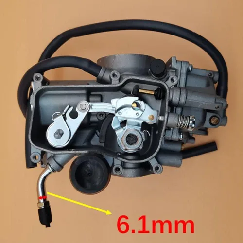Vista 4 de Conjunto de carburador compatible con Yamaha Big Bear Kodiak Wolverine Warrior Moto-4 350 YFM350 YFM35F 400 YFM400 2WD 4WD 1987 1988 1989 1990 -1999