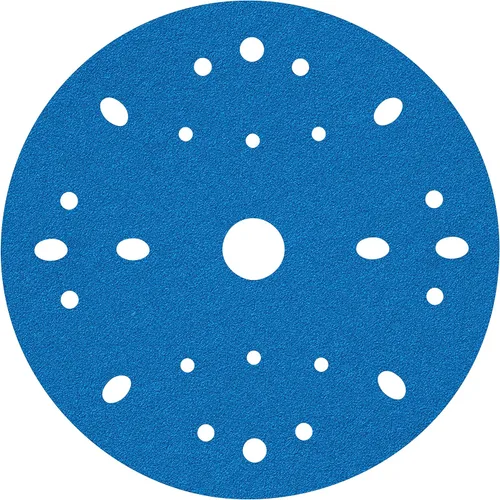 Vista 4 de Hookit AMAPR 3M Blue - Disco abrasivo multiagujero, 36174, 6 pulgadas, grado 120, 50 discos por caja