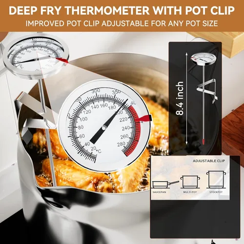 Vista 4 de Recipiente de Filtro de Aceite de 2L para Guardar Grasa de Tocino con Colador, Recipiente de Grasa de Tocino de Acero para Verter de 68oz de Gran