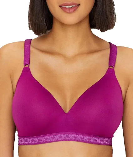 Vista 13 de Warner's - Brasier cómodo sin varillas Cloud 9 para mujer, supersuave y ligeramente forrado 1269 Blanco