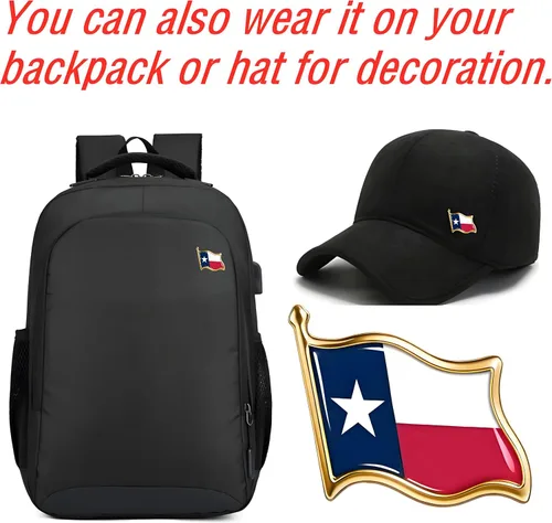 Vista 6 de 122550 pieces small Texas state flag lapel pins bulk