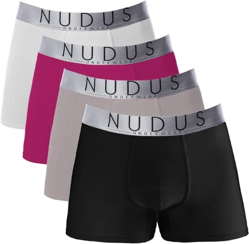 Vista 11 de NUDUS Ropa Interior de Algodón para Hombre Paquete de 4 Caja de Regalo - Calzoncillos - Trunks - Bóxer Briefs