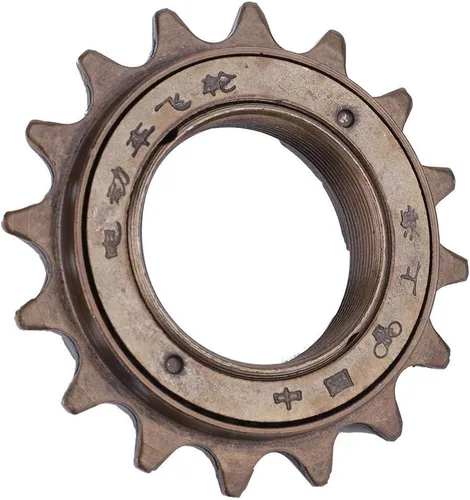 Vista 4 de Focket Bicicleta de rueda libre de una sola velocidad, 16 dientes Cassette Metal Freewheel