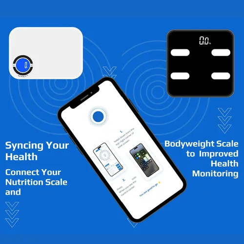 Vista 8 de Báscula nutricional - Báscula digital de alimentos de cocina con aplicación, báscula inteligente de alimentos para seguimiento de calorías