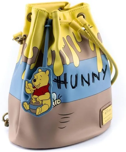 Vista 5 de Loungefly Disney Winnie the Poof 95th Anniversary Honey Pot - Bolso convertible para mujer, Multi