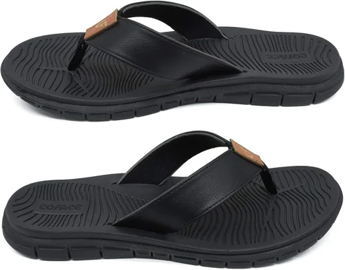 Vista 5 de COFACE Chanclas deportivas para hombre-Casual-Comfort-Sandalias-Con Soporte de Arco-Exterior-Playa-Talla 713