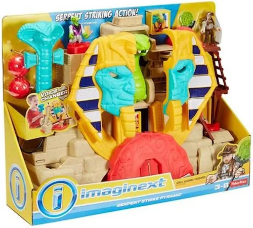 Vista 4 de Fisher-Price Pirámide de golpe de serpiente Imaginext
