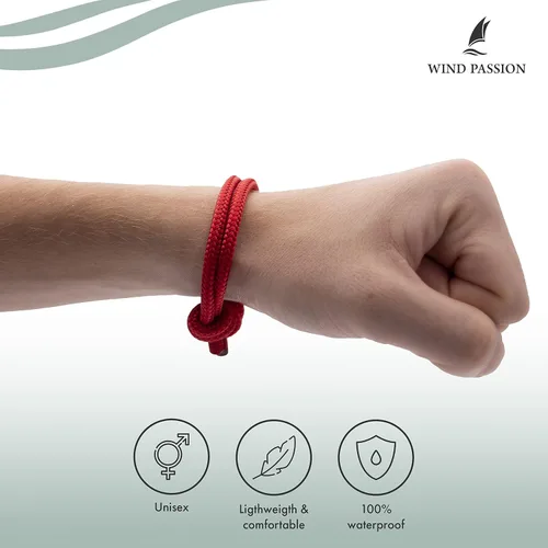 Vista 33 de Wind Passion Pulsera para hombre con cuerda mono con estilo náutico trenzado