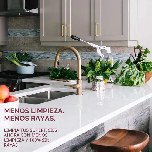 Vista 5 de HOPE'S Perfect - Limpiador y pulidor de encimeras – Spray de limpieza multisuperficie sin rayas – Spray de cocina para granito, cuarzo, mármol