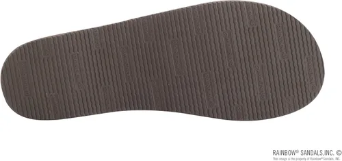 Vista 5 de Rainbow Sandals Piel de una sola capa para mujer con correa estrecha de cristal Swarovski, Negro