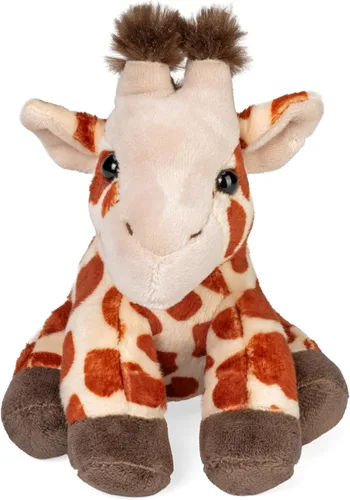 Vista 2 de Wild Republic Pocketkins - Jirafa ecológica, animal de peluche, 5 pulgadas, hecho de materiales reciclados, respetuoso con el medio ambiente