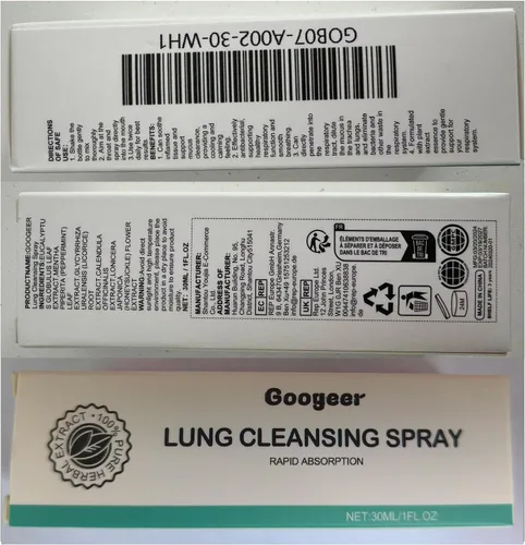 Vista 5 de Saffra Labs Spray de limpieza pulmonar, niebla de limpieza pulmonar, niebla de limpieza pulmonar a base de hierbas, potente apoyo pulmonar y 1pcs