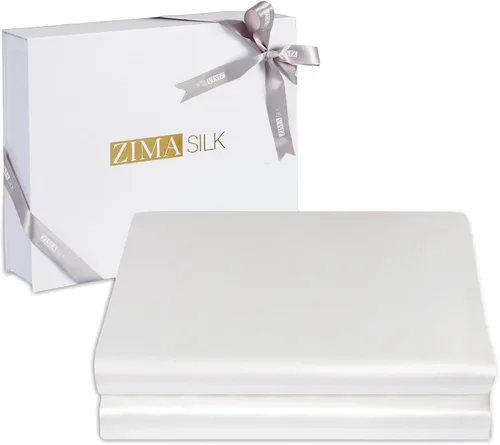 Vista 12 de ZIMASILK Sábana bajera ajustable 100% seda de morera 19 Momme, sin costuras, con bolsillo profundo, suave, sedosa e hipoalergénica para un sueño