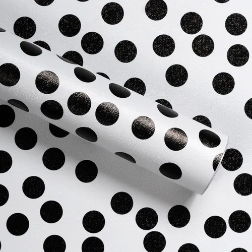 Vista 9 de Papel Adhesivo en Contacto Blanco y Negro en Mosaico a Cuadros, Papel Pintado Desmontable y Autoadhesivo en Lattice, Vinilo Impermeable en Rollo
