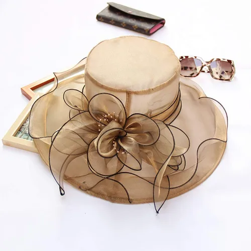 Vista 2 de seven wolves Sombrero de sol de verano para mujer con protección UV, sombreros de ala ancha plegable