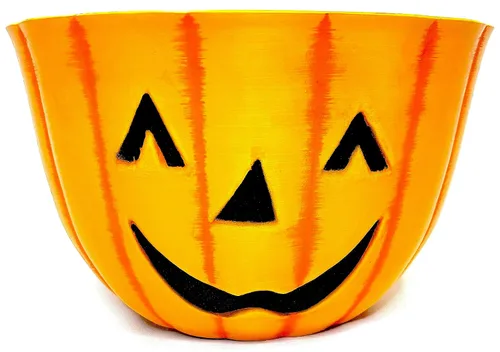 Vista 4 de Cesta de regalo gourmet de calabaza de Halloween de 33 piezas de chocolates artesanales, galletas, crujidos y aperitivos. Hecho a mano y perfecto