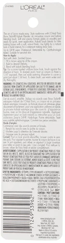 Vista 3 de Cosméticos L 'Oreal Paris Brow Stylist, mezclador de Kabuki, Castaño