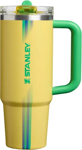 Vista 17 de STANLEY Quencher ProTour - Vaso con pajilla, 30 onzas, color blanco y azul Equipo Blanco Azul Oscuro