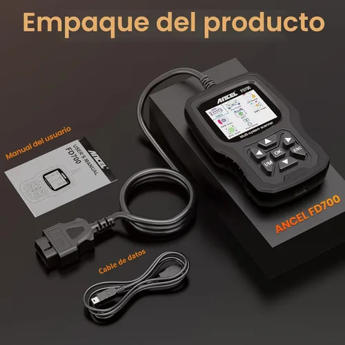 Vista 8 de ANCEL FD700 Ford Lincoln Mercury OBD2 escáner, sistema completo lector de código de coche automotriz con todas las funciones, incluyendo registro