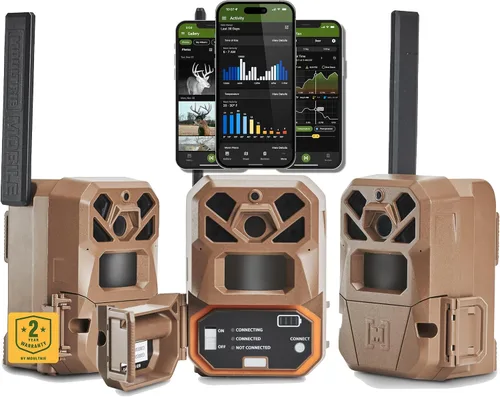 Vista 11 de Moultrie Edge 2 Cellular Trail Camera - Auto Connect Nationwide 4G LTE - On Demand 36MP Photo - 1080P Video with HD Audio - 100 Ft Detection Range