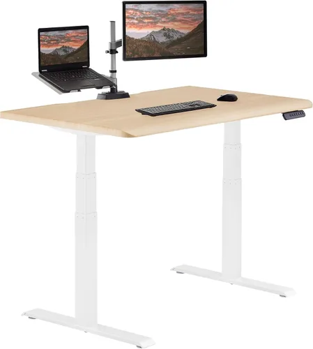 Vista 36 de Vari ComfortEdge - Escritorio de pie ajustable de 40 x 26 pulgadas, pequeño escritorio eléctrico de pie VariDesk para apartamento, dormitorio u