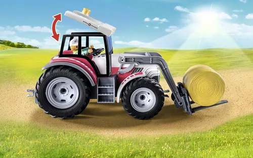 Vista 6 de Playmobil Tractor grande con accesorios