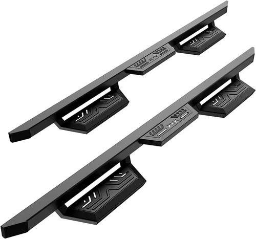 Vista 11 de KYX Estribos para Ford F150 SuperCrew Cab 2015-2025 / Ford F250 F350 SuperDuty Crew Cab 2017-2025, Escalones Laterales de 6 Pulgadas Barras Nerf