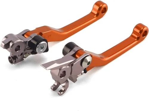 Vista 5 de Palancas de freno de embrague plegables para motocicleta CNC Billet Pivot para CRF250R CRF450R 07-19 CRF450RX 17-19 CRF250RX 2019 CRF 250R 450R Negro