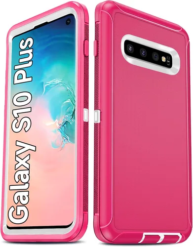 Vista 25 de LeYi Funda compatible con Galaxy S8: no compatible con S8 Plus: cubierta exterior de goma 3 en 1 de cuerpo completo a prueba de golpes, resistente