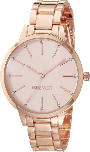 Vista 5 de Nine West Reloj de pulsera con detalles de cristal para mujer