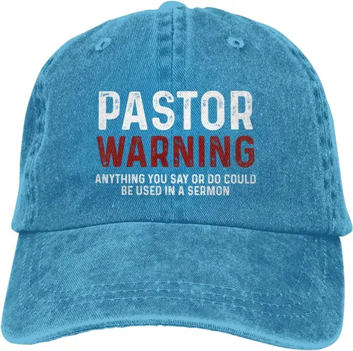 Vista 14 de Regalos de agradecimiento para pastores, regalos para pastores para hombres, sombrero de advertencia para pastor, gorra de advertencia para pastor