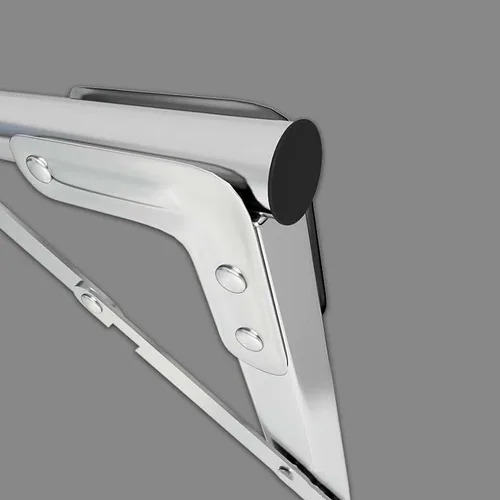 Vista 5 de YSUEFIJO Perchero de secado de ropa pequeño plegable, estante plegable para secar al aire libre, longitud ajustable que ahorra espacio, estante