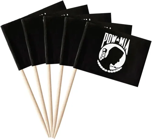 Vista 8 de stidsds 100 unidades de banderas afroamericanas pan, palillos de dientes africanos, mini pequeñas decoraciones negras para cupcakes, banderas