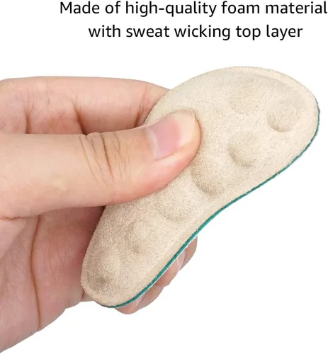 Vista 5 de Dr. Foot's - Plantillas correctivas de supinación y sobrepronación para zapatos, plantillas de cuña de talón medial y lateral para alineación
