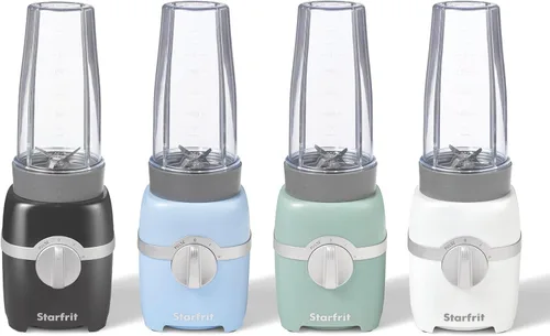 Vista 10 de Starfrit Licuadora personal - Dos tazas de 28.0 fl oz - Modos alto, bajo y de pulso - 300W - Blanco