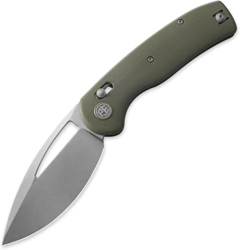 Vista 11 de Petrified fish PFP13 Viper Cuchillo Plegable, Hoja de Acero K110 Negro Lavado a la Piedra de 3.5", Mango G10 Cuchillo de Bolsillo para Camping EDC