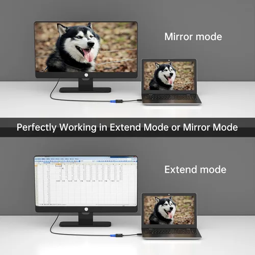 Vista 5 de MT-VIKI Adaptador HDMI a VGA, convertidor HDMI chapado en oro macho a hembra, compatible con computadora, computadora de escritorio, laptop