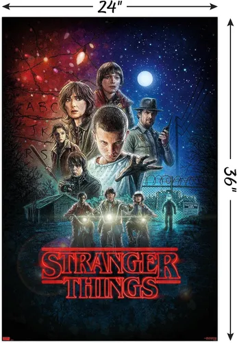 Vista 3 de Trends International 24X36 Netflix Stranger Things - Póster de pared de una hoja, 24" x 36", versión sin marco