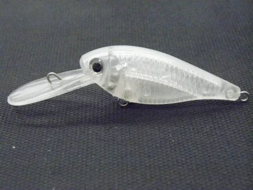 Vista 28 de 10 Señuelo en Blanco sin Pintar Minnow Crankbait de Agua Superior sin Labios Jerkbait Señuelos de Pesca