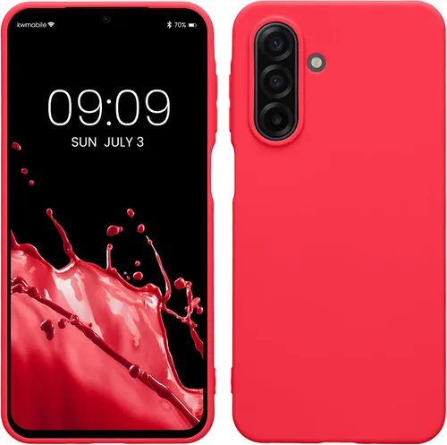 Vista 102 de kwmobile Funda compatible con Samsung Galaxy A12 - Funda protectora de silicona TPU suave y delgada - Azul Báltico