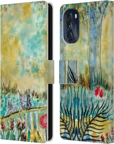 Vista 11 de Head Case Designs Officially Licensed Wyanne Half Light Nature 2 Leather Book Wallet Case Cover Compatible with Motorola Moto G (2022)