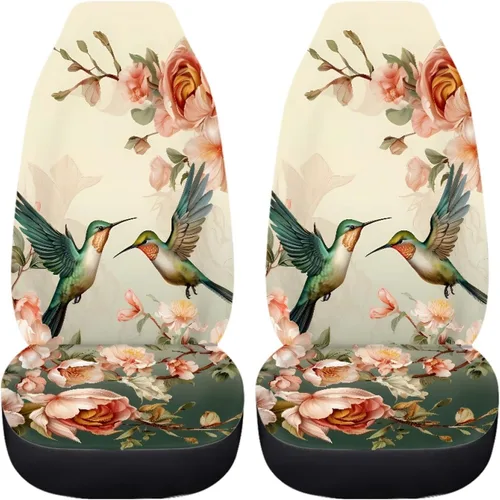Vista 34 de UNICEU Juego de 2 fundas de cojín para asiento de automóvil, diseño de calavera gótica negra, lavable, accesorios interiores antideslizantes