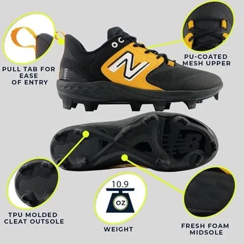 Vista 3 de New Balance Men's Fresh Foam 3000 V6 Molded Baseball Shoes