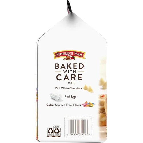 Vista 7 de Pepperidge Farm Charleston - Galletas para pastel de cumpleaños, 8 galletas horneadas suaves, bolsa de 8.6 onzas
