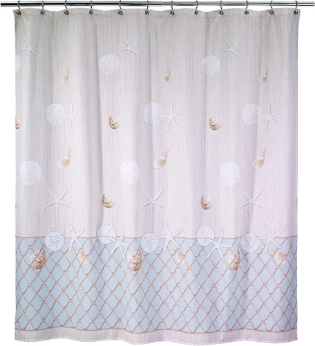Vista 9 de Avanti Linens - Alfombra de baño, suave y absorbente, accesorios de baño inspirados en la playa (colección Seaglass, 20 x 30 pulgadas)