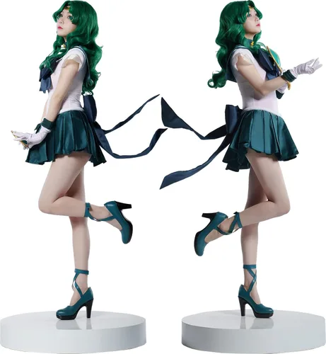 Vista 3 de JWKCOS - Disfraz de marinero de luna Neptuno Michiru Kaiou disfraz de cosplay SuperS