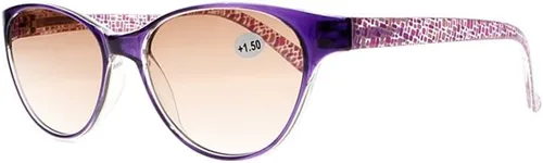 Vista 3 de Gafas de sol de gran tamaño para mujer, con lentes tintadas antirreflectantes, lentes de sol para lectura