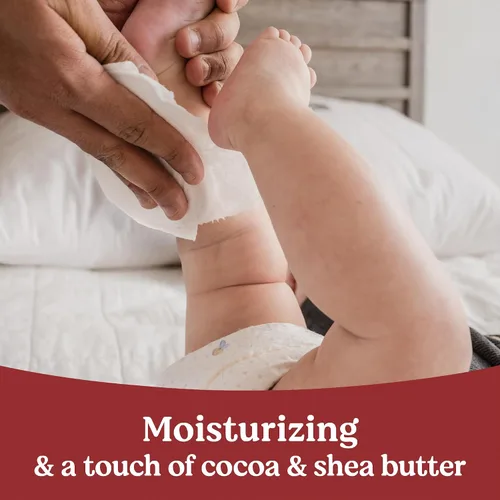 Vista 2 de Toallitas perfumadas para bebé Nourish de Huggies, 6 paquetes con botón de presión (336 toallitas en total)