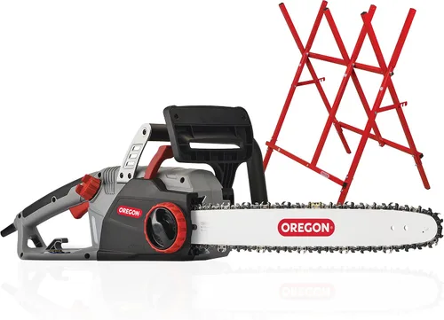 Vista 9 de Oregon CS1500 - Motosierra eléctrica con cable autoafilable de 18 pulgadas y 15 amperios y barra 54-059 lubricante de cadena y barra, negro, 1 galón