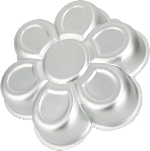 Vista 6 de Molde de aluminio de la torta de la forma de la flor 3D de la torta del fondant de la torta que decora el cumpleaños de los moldes